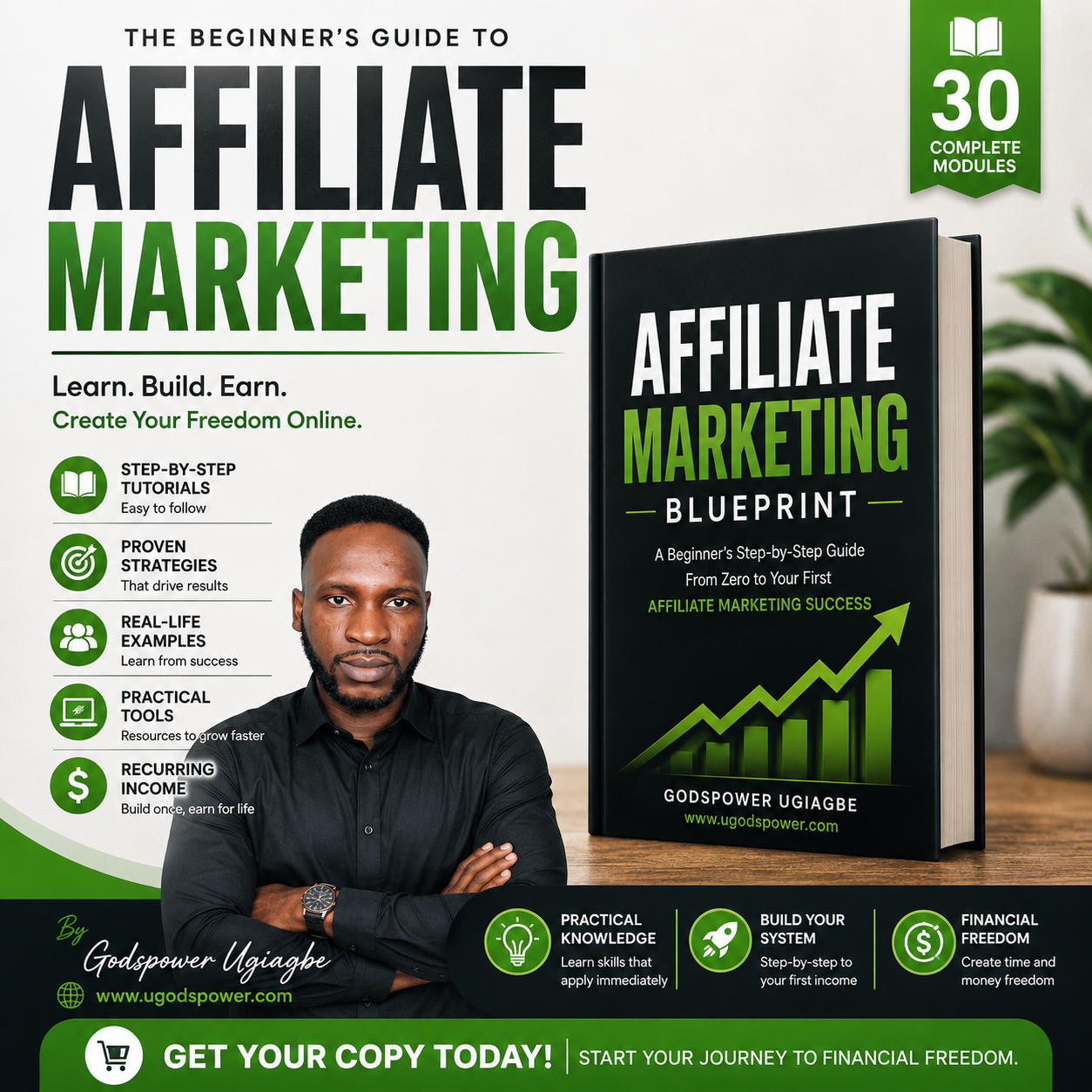 Affiliate Marketing Blueprint beginner affiliate marketing ebook by Godspower Ugiagbe one
