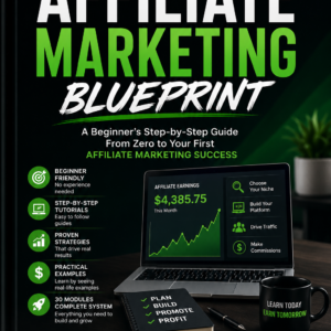 affilaite marketing blueprint cover back