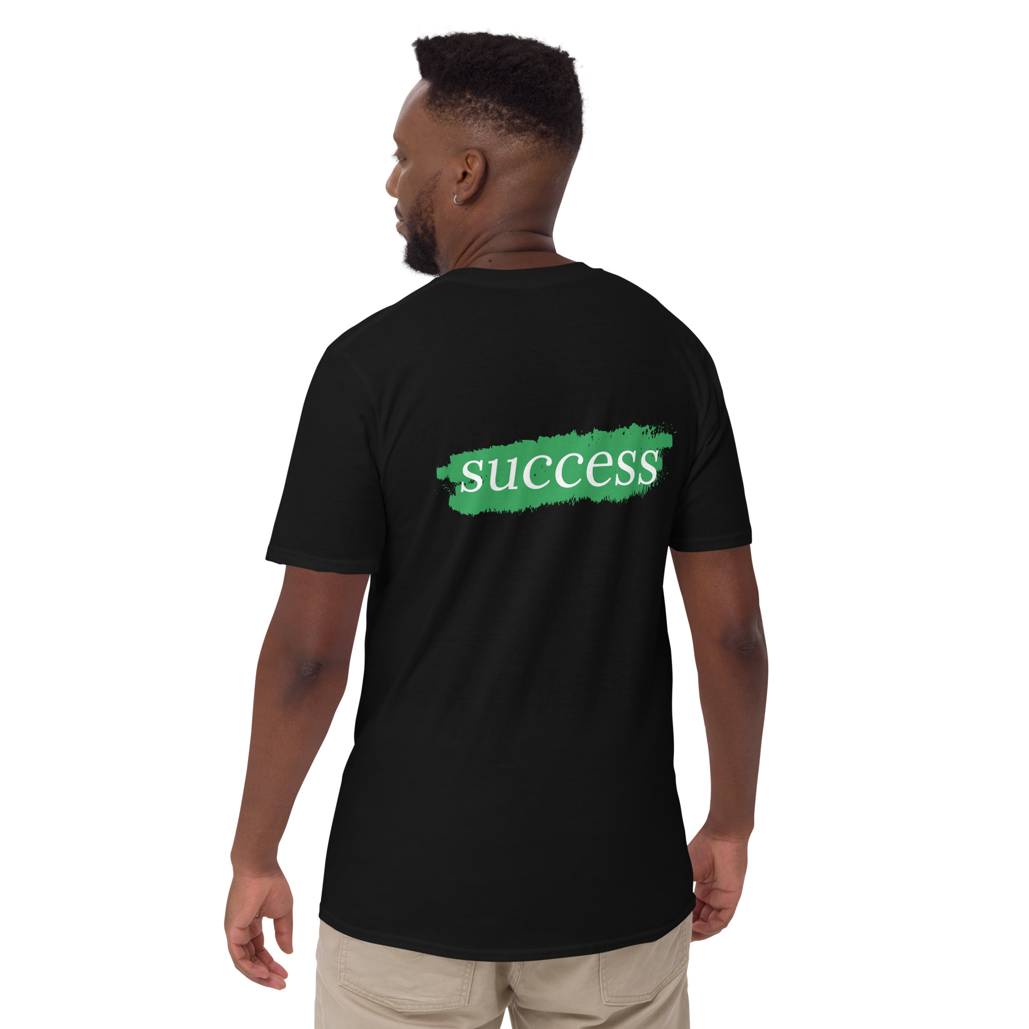 Make Yourself Proud Yellow & Black Short Sleeve Unisex T-Shirt – Cotton Streetwear - Image 3