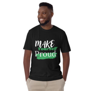 Make Yourself Proud Yellow & Black Short Sleeve Unisex T-Shirt