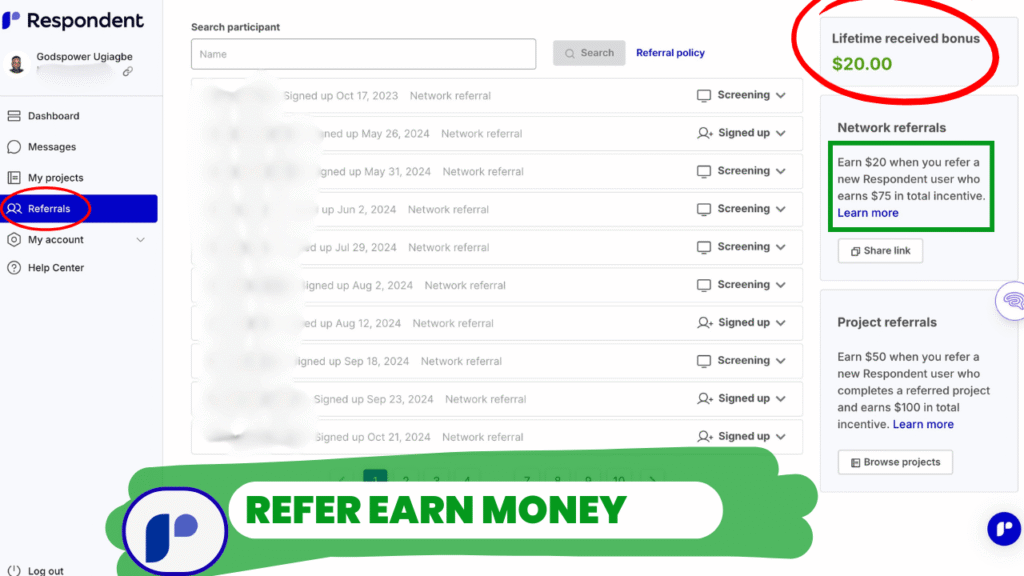 Referral program earn more by inviting friends