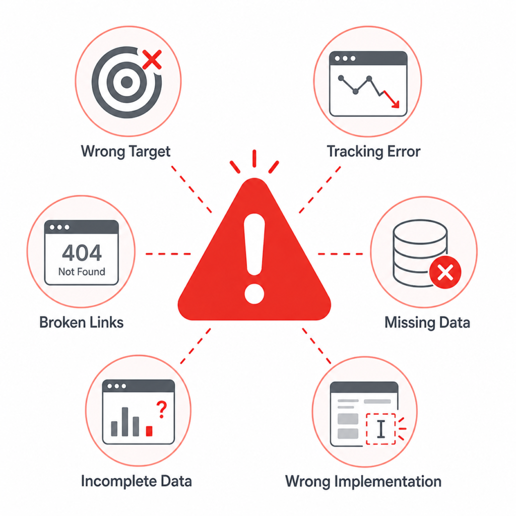 Common mistakes to avoid when using the Similarweb Chrome extension for website traffic analysis