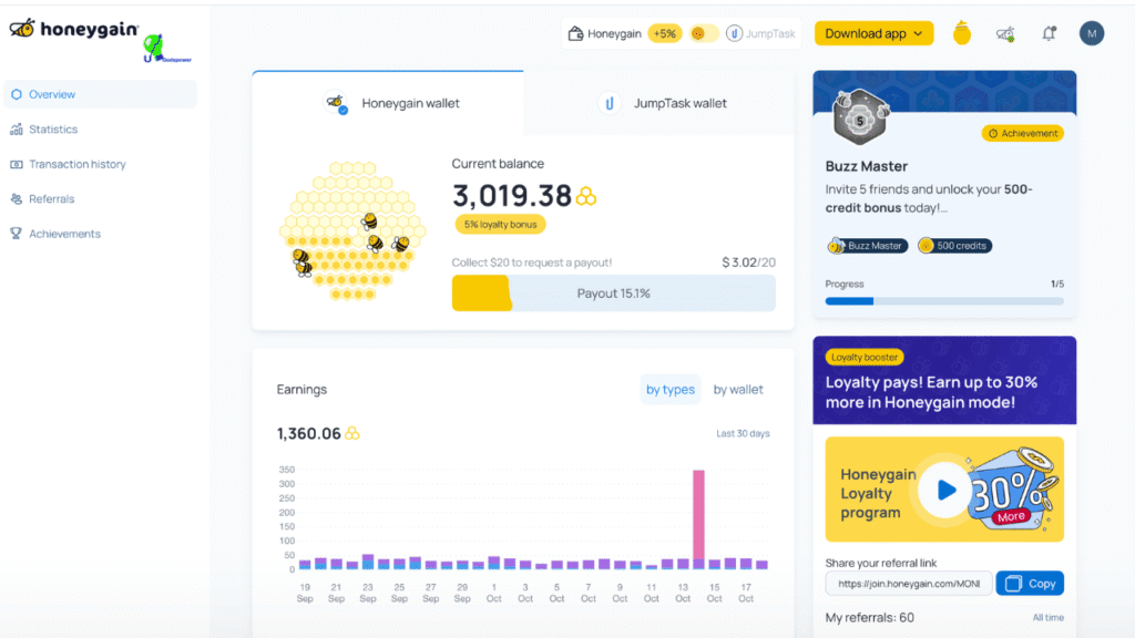 How I Use Honeygain